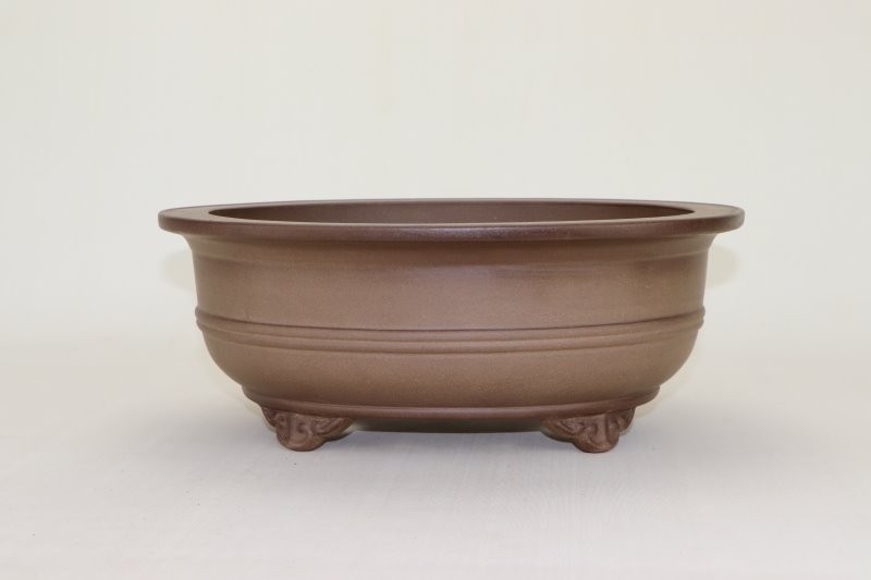 Maceta Bonsai Ovalada Sin Esmaltar 34 cm – Gama Alta | Bonsai Niwa
