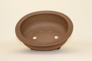 Maceta Bonsai Ovalada Sin Esmaltar 34 cm – Gama Alta | Bonsai Niwa