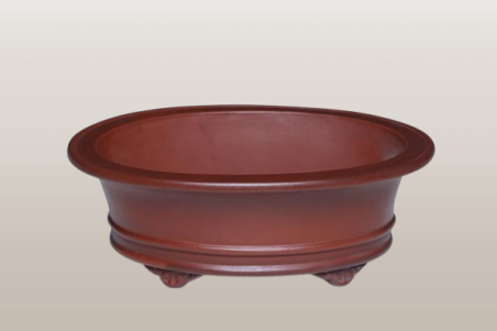 Maceta Bonsai ovalada-diseño escuela clásica- 17*13.5*6.5cm