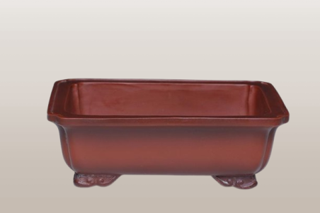 Maceta Bonsai rectangular diseño escuela clásica- 17*12,5*5.5 cm