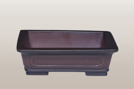 Maceta Bonsai rectangular-diseño escuela clásica- 16*13*4.5cm