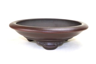 Maceta bonsai redonda de autor – pieza única